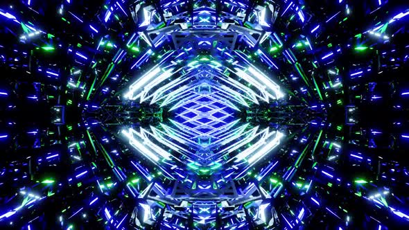 Vj Loop Of The Digital Crystalized Snowflake HD alt