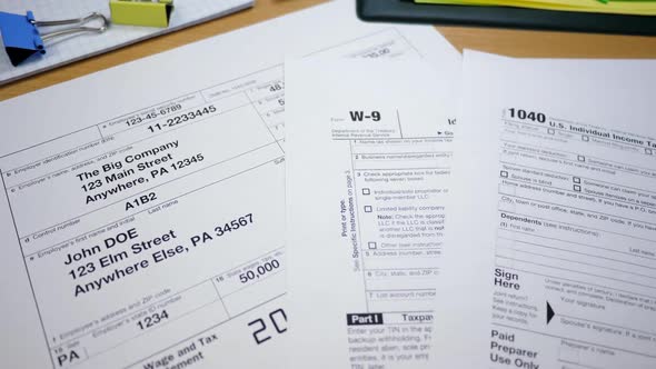 Different Taxes Forms for Tax Payments