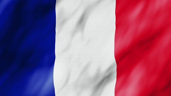 4k Flag of France