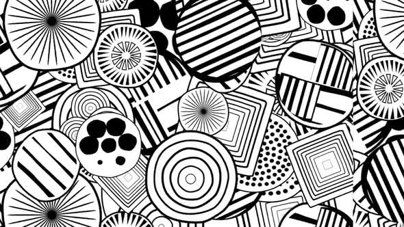 Black & White Doodle Hypnotize