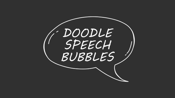Doodle Speech Bubbles