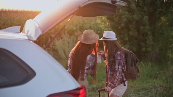 Two Girlfriends Going on Road Trip alt