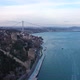 Istanbul Bosphorus Bridge And Old Rumeli Fortress Bridge  Aerial View - VideoHive Item for Sale