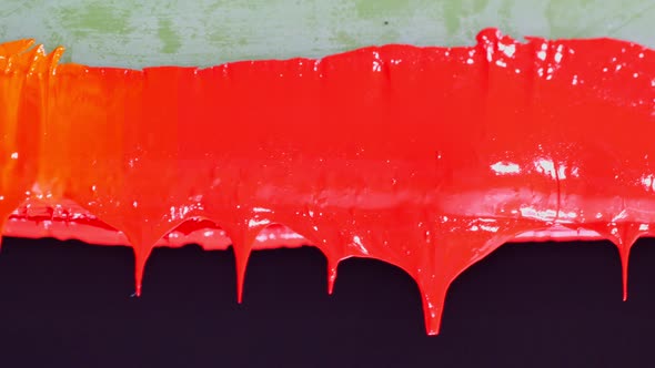 Close Up Sliding In Hot Tone Ink. alt