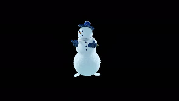 Snowman Dancing 4K alt