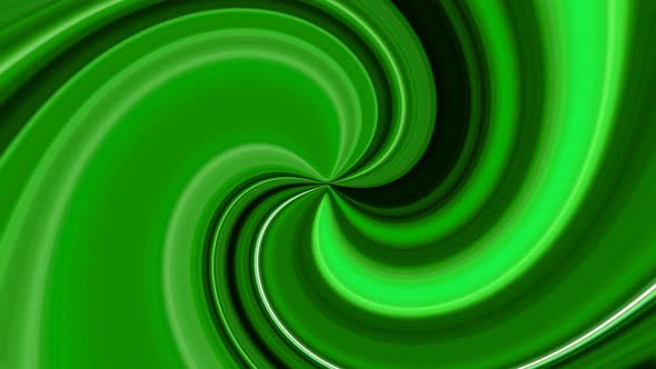 Green Color Abstract Silky Spiral Twirl Motion Background alt
