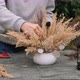 Florist Makes Autumnal DIY Flower Arrangement - VideoHive Item for Sale