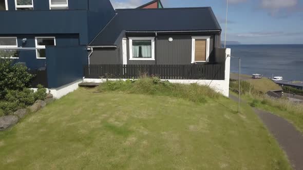 Cottages in Shoreline Zone on Faroe Islands alt