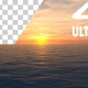 Ocean Sunset Loop 4K With Alpha channel - VideoHive Item for Sale