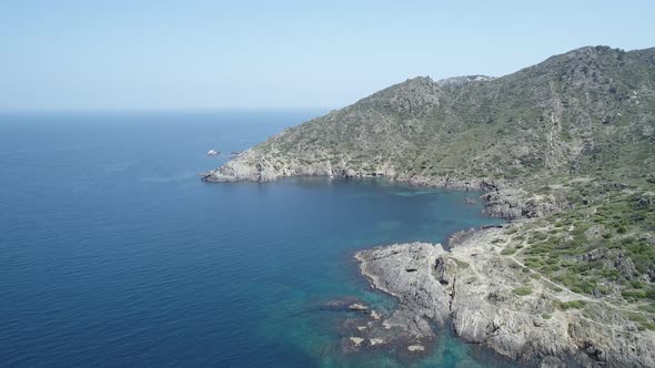 Cape Creus Natural Park in the Costa Brava Catalonia Spain