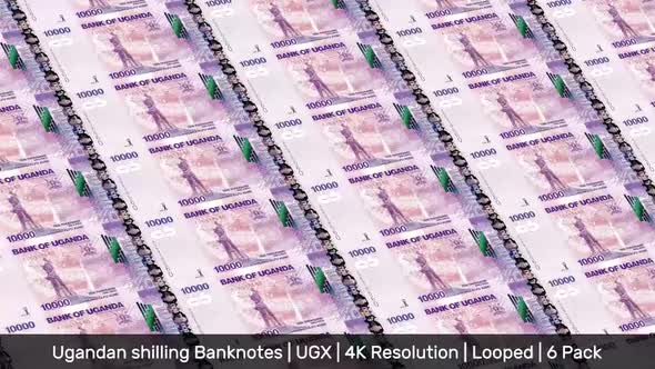 Uganda Banknotes Money / Ugandan shilling / Currency Sh / UGX/ | 6 Pack | - 4K alt