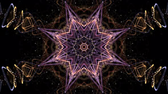 Futuristic Kaleidoscope Technology Background alt