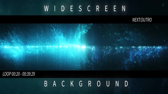 Snow Stars Blue Particles Widescreen Background alt