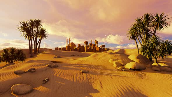 Desert And Eastern City