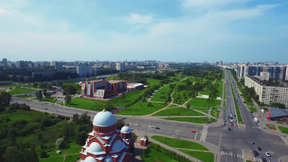 Modern Saint Petersburg From a Birds Eye View alt