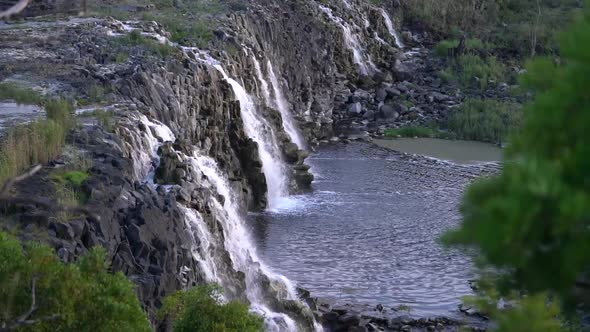 Waterfall at Hopkins Falls Scenic Reserve, Cudgee Victoria Australia - Attraction Great Ocean Road. alt