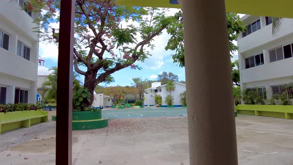 Private Primary and Secondary School in the Mexican Caribbean Abandoned and Neglected Due to COVID-1 alt