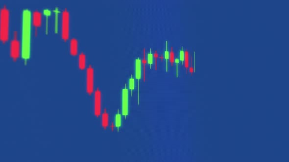 Animated Trading Candlesticks Looping