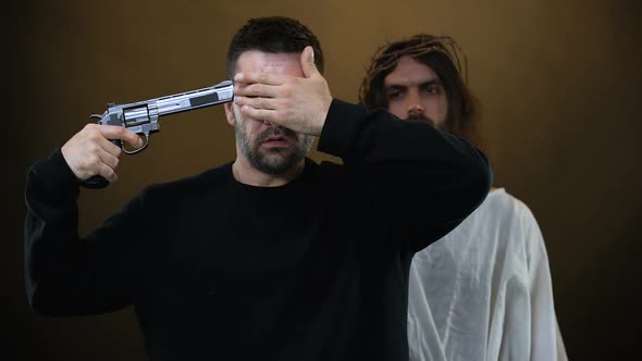 Son of God Uncovering Desperate Male Eyes, God Preventing Suicide Commitment alt