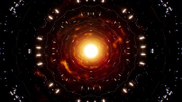 Sci-Fi Space Wormhole 4K Loop alt