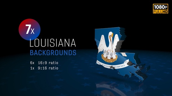 Louisiana State Election Backgrounds HD - 7 Pack