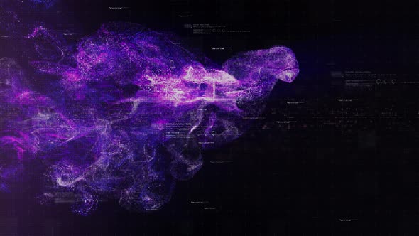 Futuristic Particles Explosion 06 alt