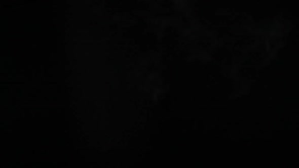 White Steam Clouds Fog Vapor Ice Fire Smoke Texture Over Black Background alt