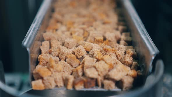 Bread Crumbs Are Moving and Falling From the Metal Duct alt