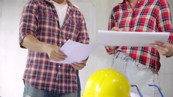 Teamwork and leadership concept. Close-up