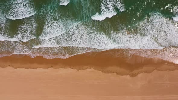 Aerial view of beautiful beach