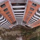 Abandoned unfinished high-rise building, drone footage - VideoHive Item for Sale