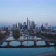 Frankfurt Am Main, Germany Skyline Establisher Hyperlapse Moving Time Lapse Over Main River with - VideoHive Item for Sale