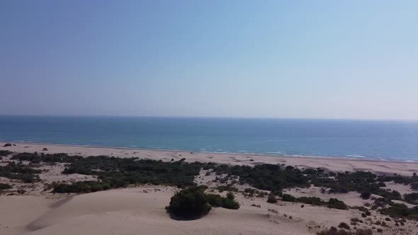 Sand Dunes and Waves on the Antalya Patara Beach 4K alt