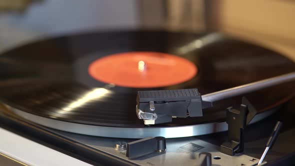 Gramophone Record On Turntables