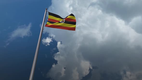 Uganda Flag Waving 2K alt