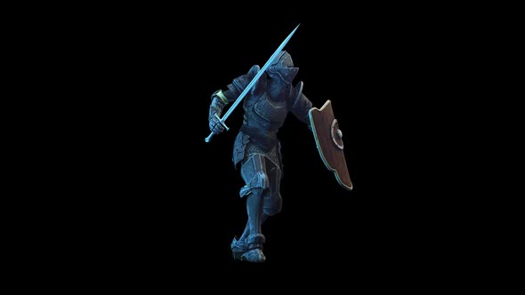 Running Medieval Knight alt
