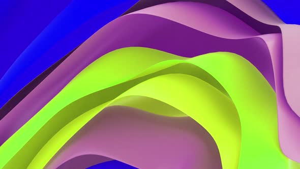 Abstract Colorful  3d Shapes Background