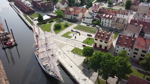 Ship on the river alt