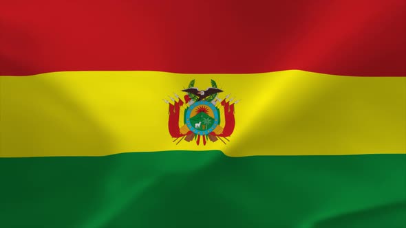 Bolivia Waving Flag 4K Moving Wallpaper Background alt
