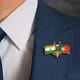 Businessman Friend Flags Pin India Portugal - VideoHive Item for Sale