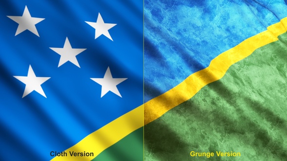 Solomon Islands Flags alt
