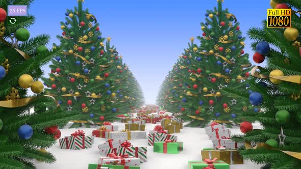 Christmas Tree Animation A5 HD