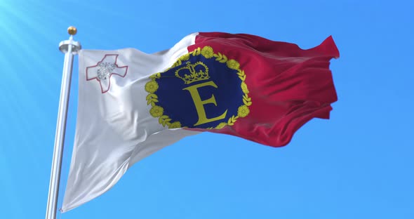 The Standard of Elizabeth II, Queen of Malta alt