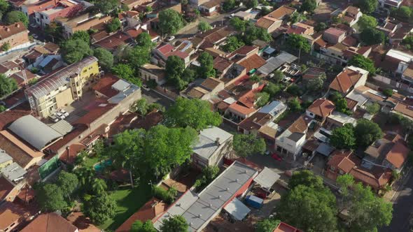 Aerial View Asuncion Paraguay alt