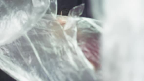 Plastic Pollution Eco Fashion Woman Waste Garbage alt