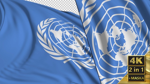 UN Flags in Slow Motion (Part 1)