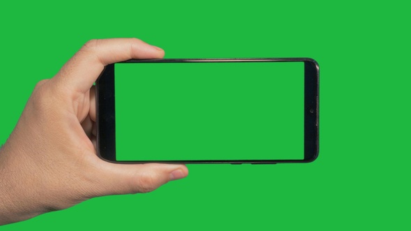 Mobile Phone Green Screen  alt