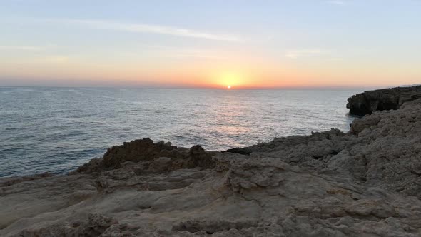 sunrise above the Indian Ocean, Sultanate of Oman, Middle East