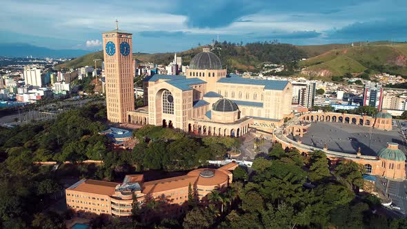 Famous brazilian catholic sanctuary at Aparecida city Brazil. alt