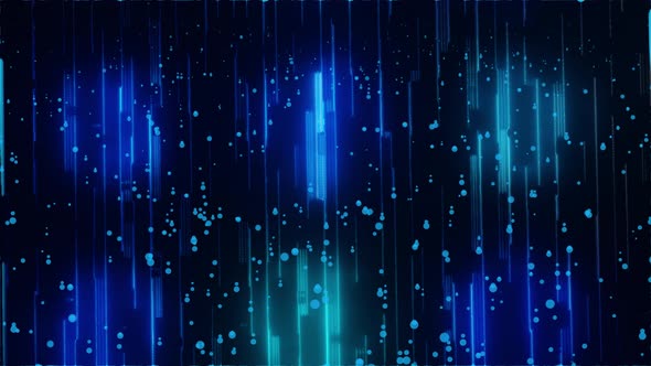 Blue Particles | Abstract Blue Line Particles | Blue Line Particle Grow alt